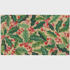 Holly Jolly Doormat