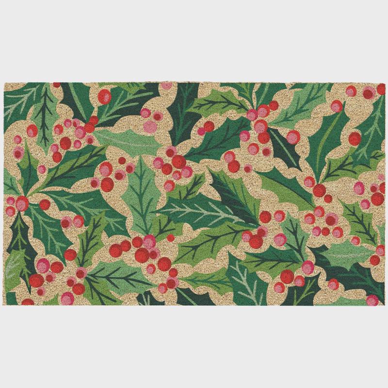 Holly Jolly Doormat