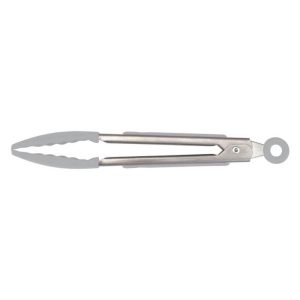 Mini Silicone Tongs, Charcoal