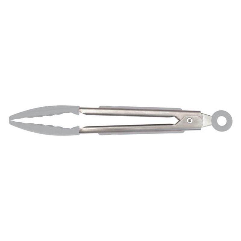 Mini Silicone Tongs, Charcoal