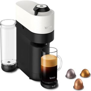 Nespresso VertuoPop+ Coffee Machine, Coconut White