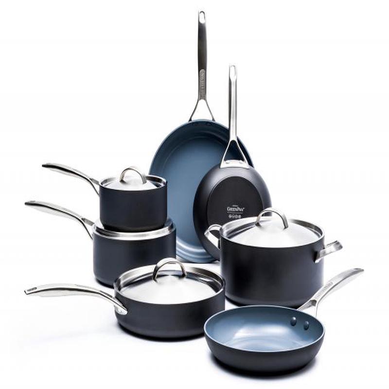 Paris Pro Ceramic Non-Stick 11-Piece Cookware Set