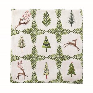 Reindeer & Trees Napkin