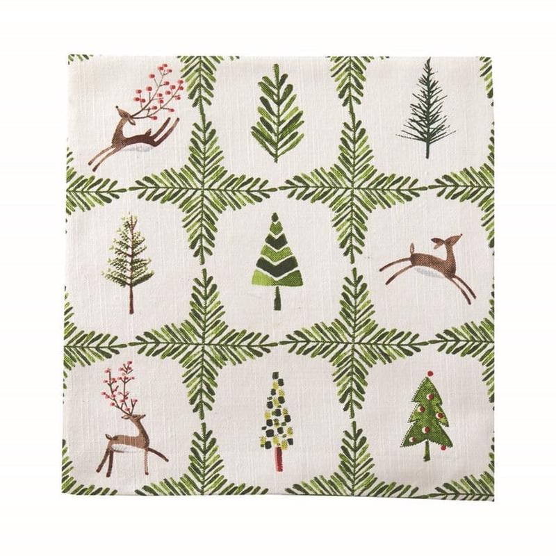 Reindeer & Trees Napkin