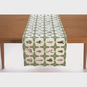 Reindeer & Trees Table Runner