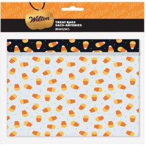 Resealable Candy Corn Treat Bags, 20-Pack