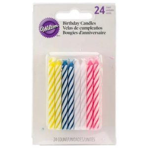 Wilton Assorted Celebration Candles | 24 Pack