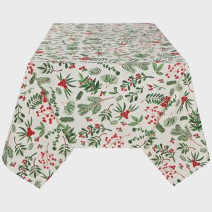 Winterberry Printed Tablecloth | 60x120