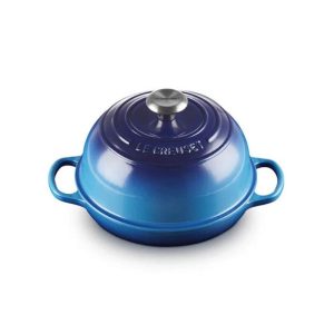 Cast Iron Bread Oven, 24cm, Azure