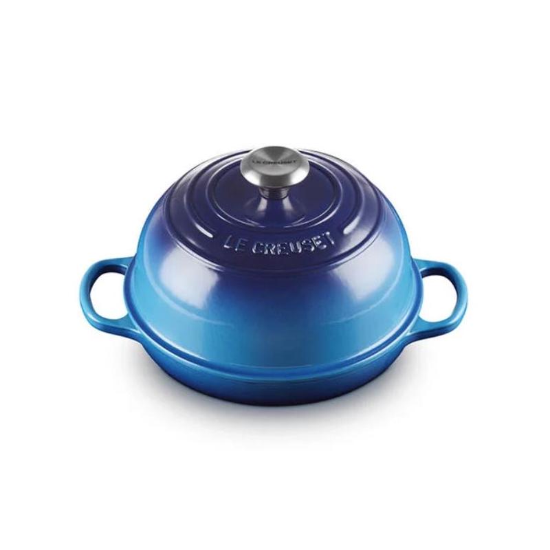 Cast Iron Bread Oven, 24cm, Azure