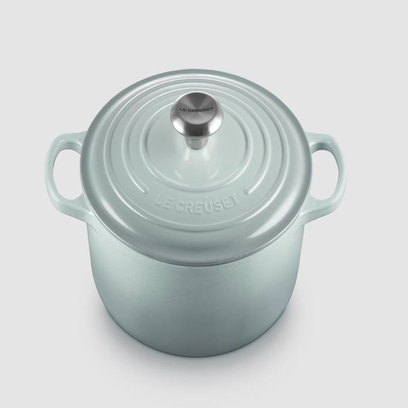 Cast Iron Round Dutch Oven, 24cm, Sea Salt