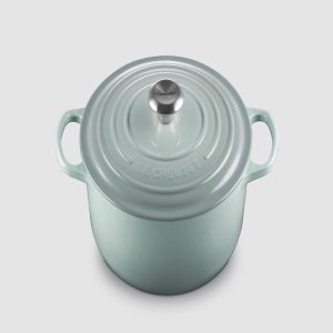 Cast Iron Round Dutch Oven, 26cm, Sea Salt