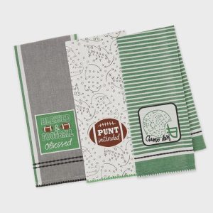 Game Day Embellished Dishtowels