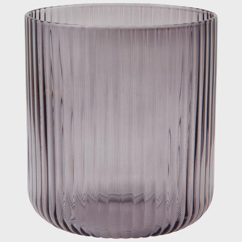 Smoke Short Fluted Tumbler | 12oz