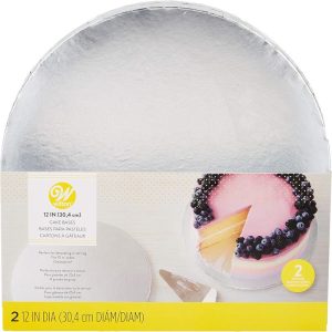 Wilton 12" Silver Cake Drums, 2-Pack