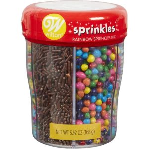 Wilton 6-Cell Rainbow Sprinkles Mix