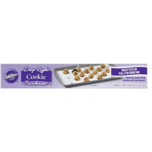 Wilton Drop Right Cookie Parchment Paper Sheets | 24-Count