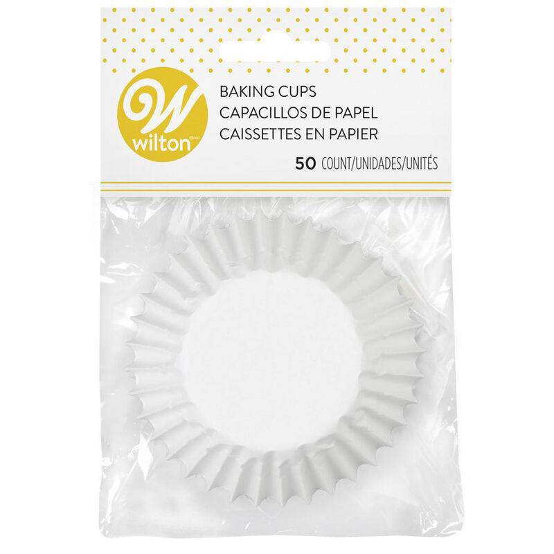 Wilton Jumbo White Cupcake Liners, 50-Count