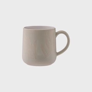 Botanical Olive Leaf Grey Mug