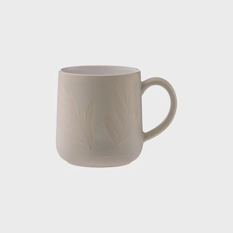 Botanical Olive Leaf Grey Mug