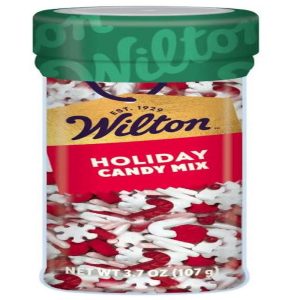 Candy Cane Shaped Sprinkle Mix