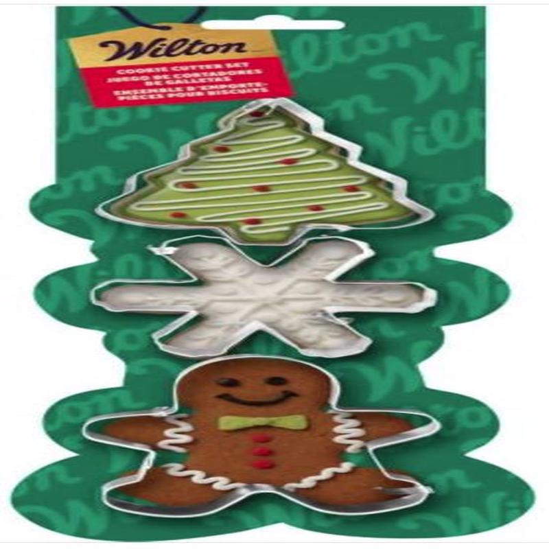Christmas Cookie Cutter Set, 3-Pieces