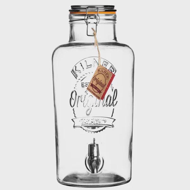 Clip Top Round Drinks Dispenser 8 Litre