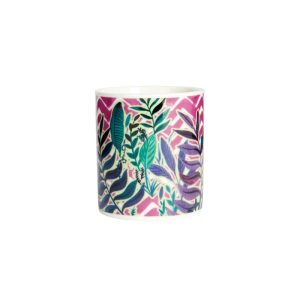 Espresso Mug Exotic Leaves Design