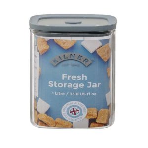 Fresh Storage Square Jar, 1 Litre