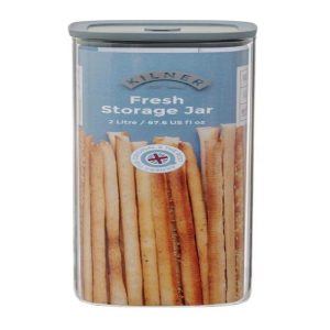 Fresh Storage Square Jar, 2 Litres
