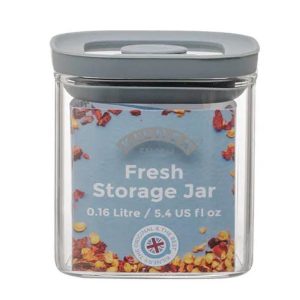 Fresh Storage Square Spice Jar, 0.16 Litre