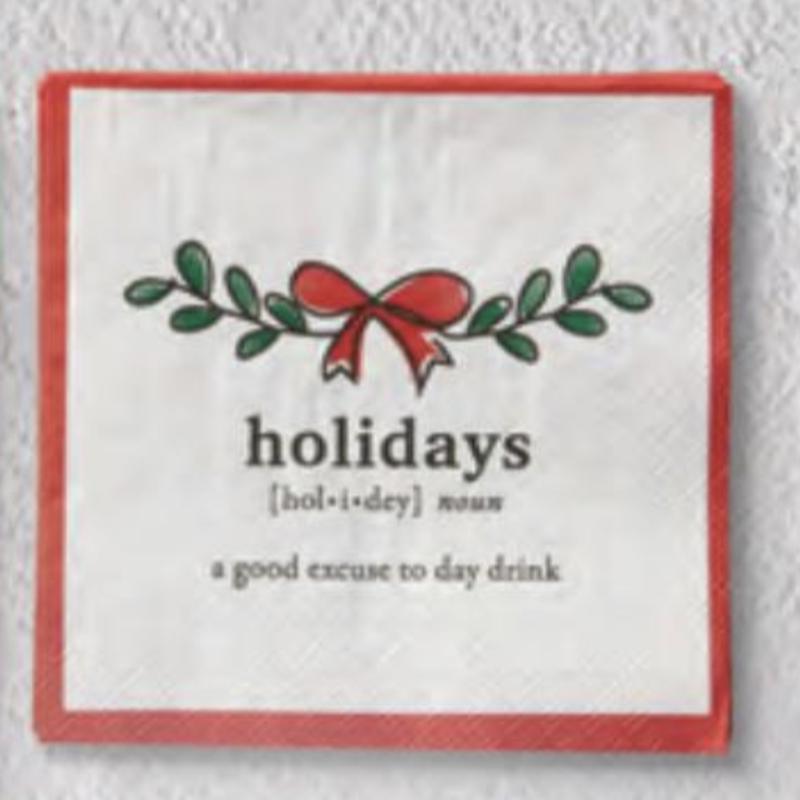 Holiday Cocktail Napkins