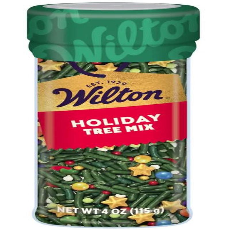 Holiday Trees Shaped Sprinkle Mix