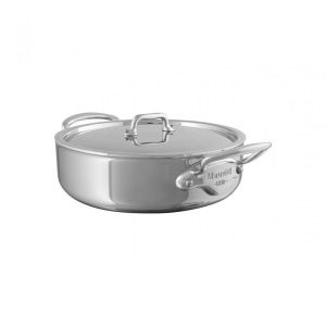 Mauviel M'COOK Round Covered Saut Pan 24cm
