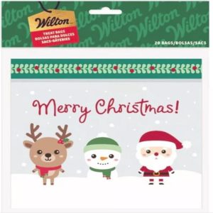 Resealable Santa & Friends  Treat Bags, 20-Pack