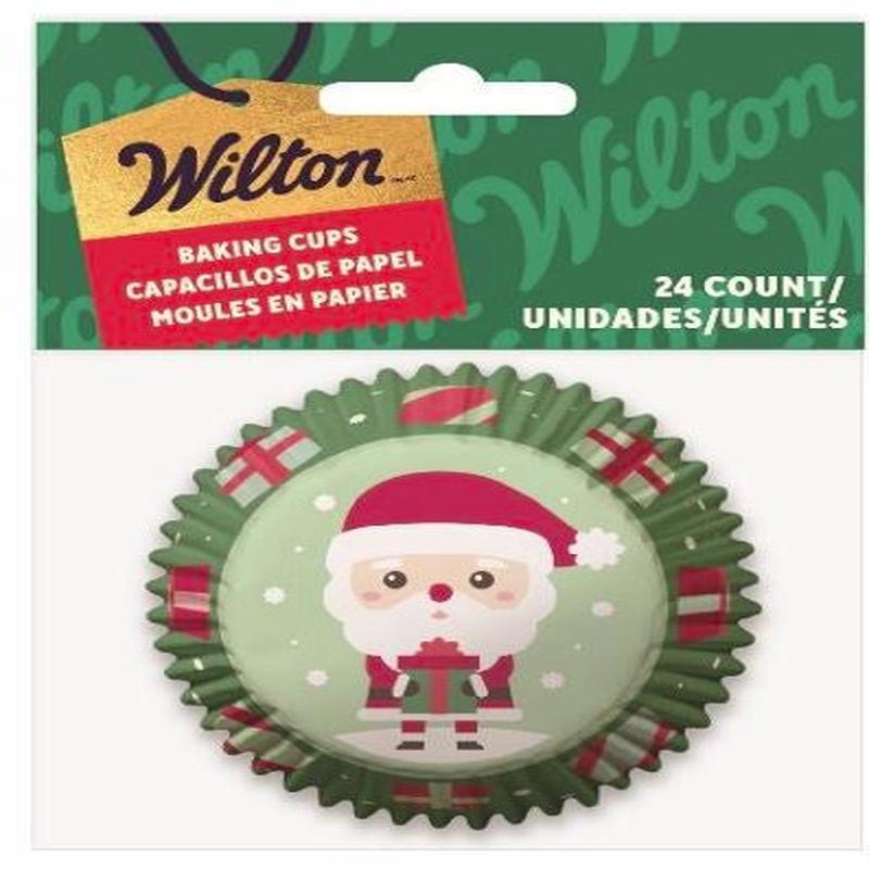 Santa Standard Baking Cups, 24-Pack