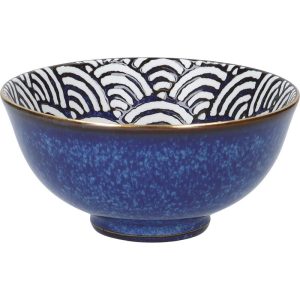 Satori 11.5cm Porcelain Indigo Blue Miso Serve Bowls