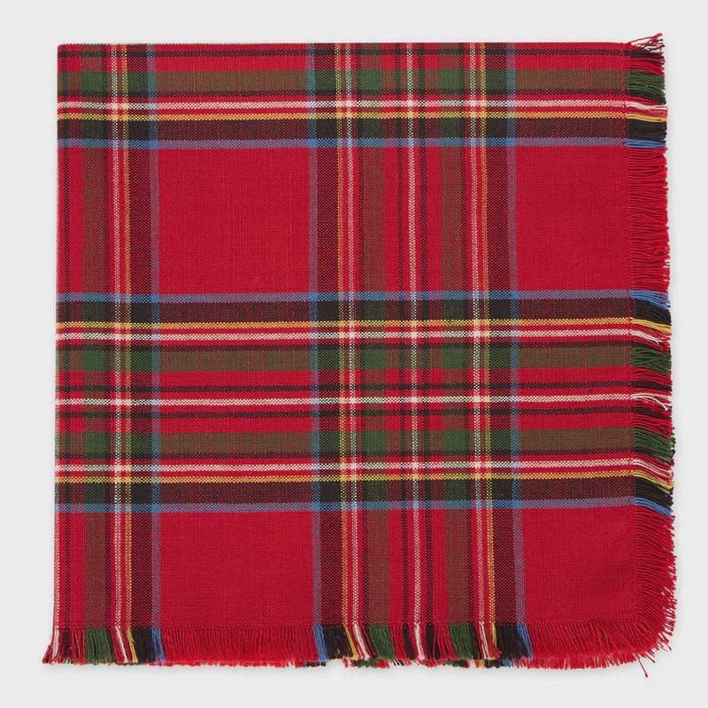 Tis the Season Plaid Napkin