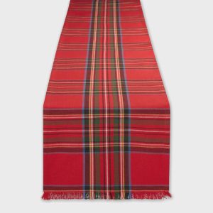 Tis the Season Plaid Table Runner