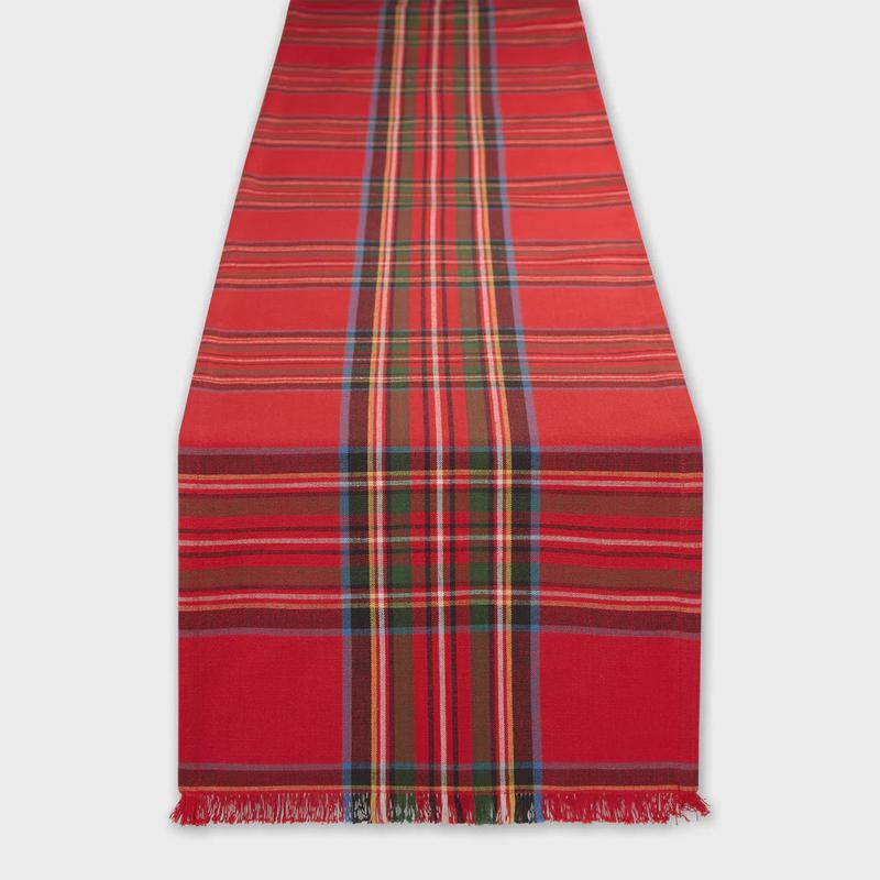 Tis the Season Plaid Table Runner