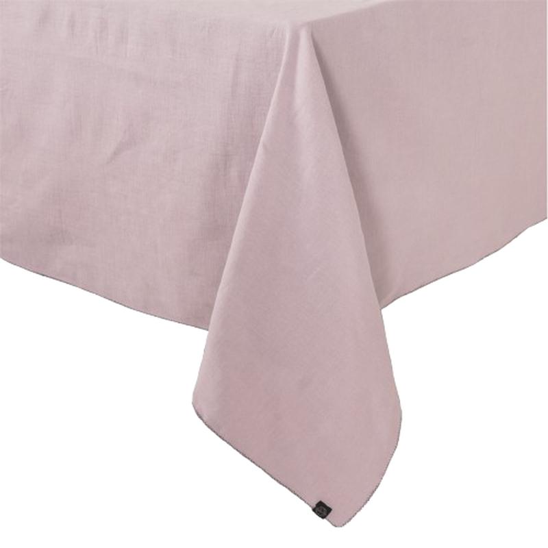 Zilia Cotton Linen Tablecloth, Petal, 63"x99"