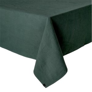 Zilia Cotton Linen Tablecloth, Pigeon, 63"x118"