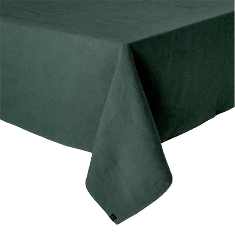 Zilia Cotton Linen Tablecloth, Pigeon, 63"x118"