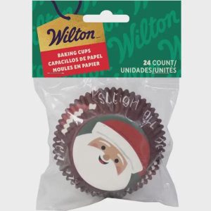 24-Count Santa and Sleigh Standard Baking Cups