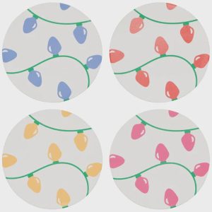 Holiday Glow Soak Up Coasters | Set of 4