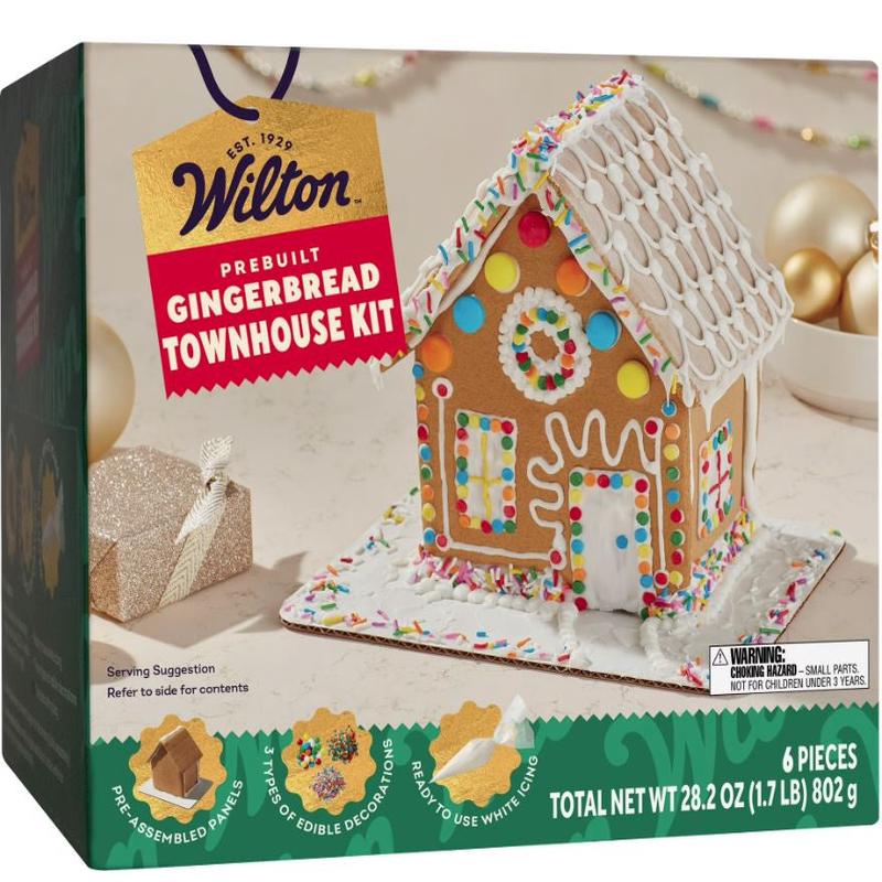 Prebuilt Gingerbread Townhouse Kit