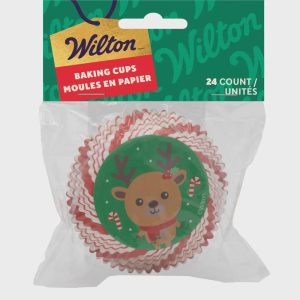 Reindeer Standard Baking Cups, 24-Pack