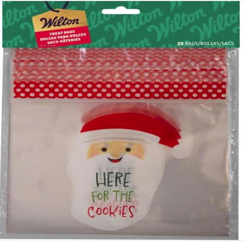 Resealable Santa Treat Bag, 20-Pack
