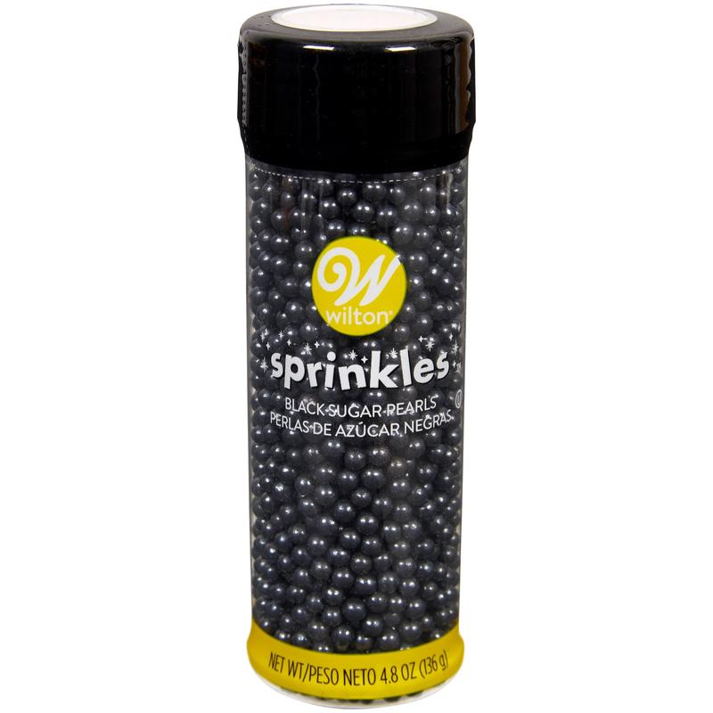 Black Sugar Pearl Sprinkles, 5 oz.