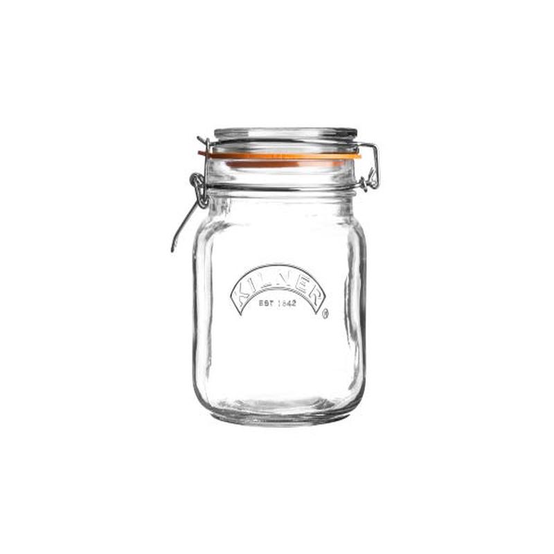 Clip Top Square Jars // 3 Sizes